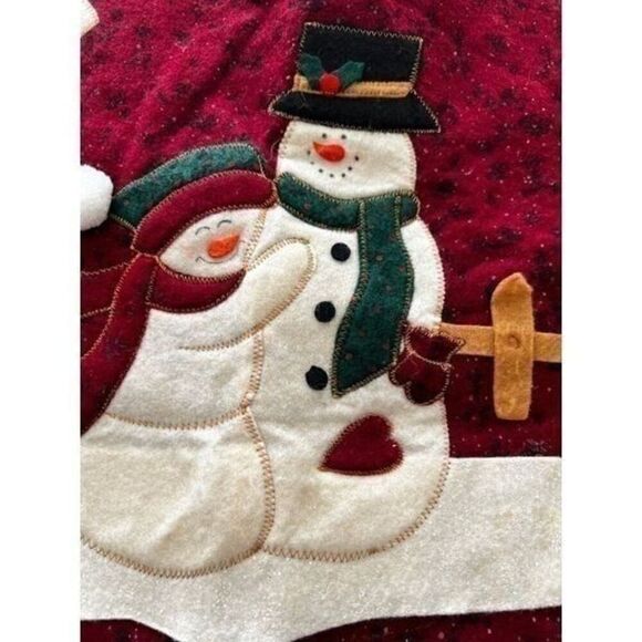 Vintage christmas tree skirt - Picture 4 of 5